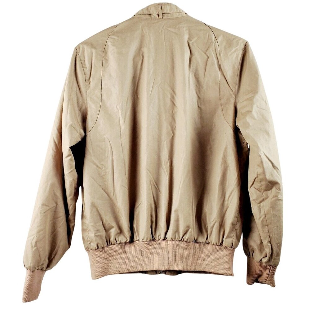 Vintage Members Only Brown Jacket By Fabil Classic Design Zip Youth Size 16 EVC - Picture 2 of 9